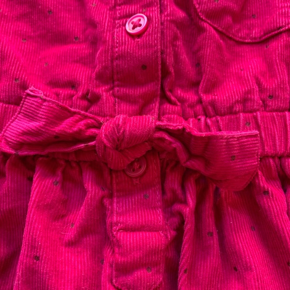 Charming Carter’s Pink Dress with Pocket and Button Details - 24 months - Picture 3 of 8